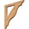 Ekena Millwork Funston Traditional Smooth Bracket, Western Red Cedar, 3 1/2"W x 38"D x 38"H BKT04X38X38FST01SWR - alternate 1